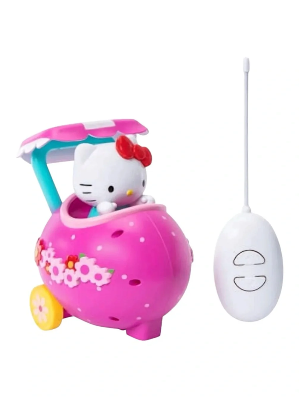 Hello Kitty Pink Floral Remote Control Ride-On Car Age 8+